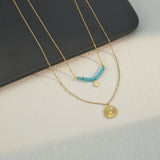 Layered Chain Necklaces Star Pendant Collar Bohemian Jewelry