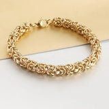 Stainless Steel Twist Link Chain Bracelet for Men