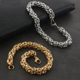 Stainless Steel Twist Link Chain Bracelet for Men