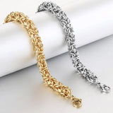 Stainless Steel Twist Link Chain Bracelet for Men