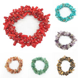 7 Chakra Crystal Chip Bracelet Natural Stone Charm