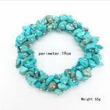 7 Chakra Crystal Chip Bracelet Natural Stone Charm