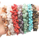 7 Chakra Crystal Chip Bracelet Natural Stone Charm