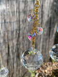 Handmade Sun Catcher Prism Chain Mail Rainbow Window Decor