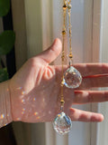 Suncatcher Moon Crystal Prism, Celestial Gift