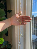 Suncatcher Moon Crystal Prism, Celestial Gift