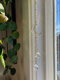Suncatcher Moon Crystal Prism, Celestial Gift