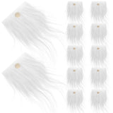 Faux Fur Gnome Beard Accessories Hair Wood Balls Wooden Crafts Fabric