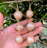 Pearl Drop Earrings for Women Bridal Wedding Jewelry