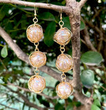 Pearl Drop Earrings for Women Bridal Wedding Jewelry