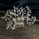 Bridal Hair Comb Accessories Tiara Headdress Jewelry for Wedding