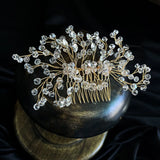 Bridal Hair Comb Accessories Tiara Headdress Jewelry for Wedding