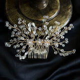 Bridal Hair Comb Accessories Tiara Headdress Jewelry for Wedding