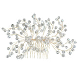Bridal Hair Comb Accessories Tiara Headdress Jewelry for Wedding