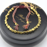 Tibetan Buddhist Bracelet Hand Braided Copper Beads Lucky Rope Bracelet Bangles