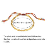 Tibetan Buddhist Copper Beads Rope Bracelet & Bangles