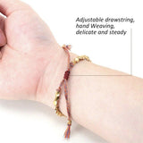 Tibetan Buddhist Copper Beads Rope Bracelet & Bangles