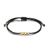Tibetan Buddhist Copper Beads Red Rope Lucky Bracelet