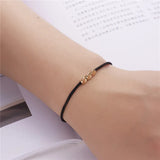 Tibetan Buddhist Copper Beads Red Rope Lucky Bracelet