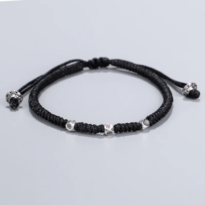 Tibetan Beads Bracelets Knots Buddha Rope Lucky Brai