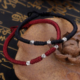 Tibetan Beads Bracelets Knots Buddha Rope Lucky Brai