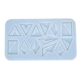 Triangle Pendant Earrings Keychain Silicone Mold Resin Casting Craft Tools