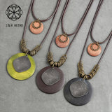 Unicorn Necklace Zinc Alloy Coin Jewelry Women Accessories Statement Necklace