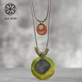 Unicorn Necklace Zinc Alloy Coin Jewelry Women Accessories Statement Necklace