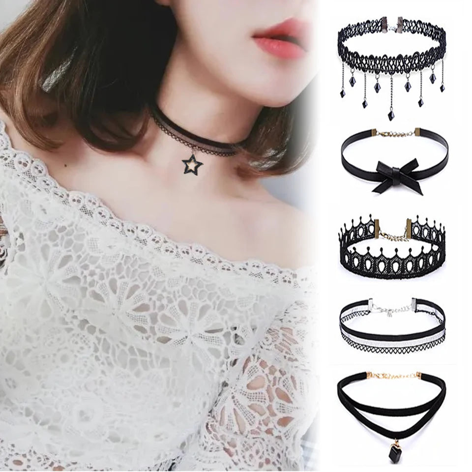 Velvet Lace Vintage Choker Necklace for Women