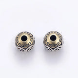 925 Silver Chinese Ancient-Coin-Symbol Beads Sterling Good Luck Loose Beads