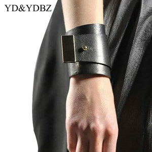 Vintage Leather Bracelet Unisex Art Jewellery Boho Gothic Minimalist