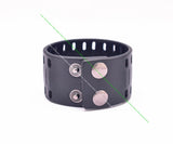 Vintage Hiphop Rock Leather Bracelet Cuff Bangle