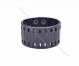 Vintage Hiphop Rock Leather Bracelet Cuff Bangle