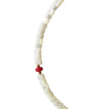 Water Drop Stone Pendant Necklace Shell Bead Short Accessory For Women