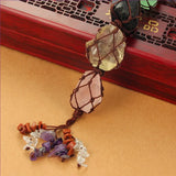 Quartz Stone Pendant Chakra Healing Jewelry