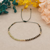 Colorful Natural Stone Beaded Bracelet Bohemian Bangle Jewelry