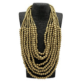 Wind Layer Wood Necklace & 8 Layer Pendant African Jewelry