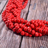 African Wood Statement Bib Collar Necklace