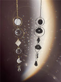 Moon Shells Crystal Ball Suncatcher Home Party Decor Sun Rainbow Maker