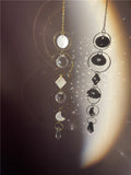 Moon Shells Crystal Ball Suncatcher Home Party Decor Sun Rainbow Maker