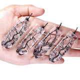 Tree Of Life Crystal Stone Pendant Sword Shape Amulet Jewelry Making DIY