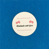 Pink Bow-Knot Pattern Sticker Labels 300Pcs