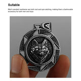 Wolf Necklace Stainless Steel Waterproof Male Necklaces Lightweight Pendant