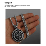 Wolf Necklace Vintage Lightweight Chain Pendant Punk Jewelry for Men