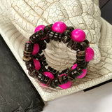Bohemian Wood Beads Bracelet for Women Charm Jewelry Gift