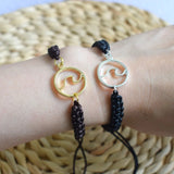Ocean Wave Charms Bracelet for Women