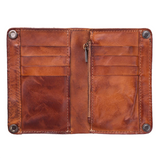 Cow Leather Mens Wallets Retro Leather Money Clips