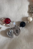 Y2k Pearl Bracelet Locket Beaded Bracelet