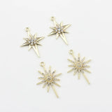 High Star Charms 6pcs/lot DIY Jewelry Earring Making