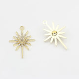 High Star Charms 6pcs/lot DIY Jewelry Earring Making